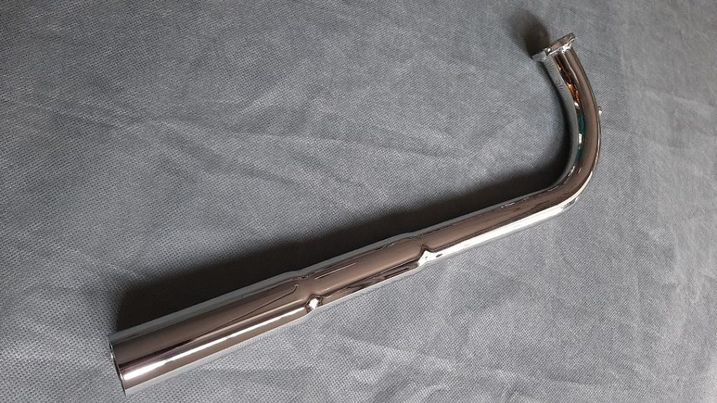 exhaust header pipe polishing