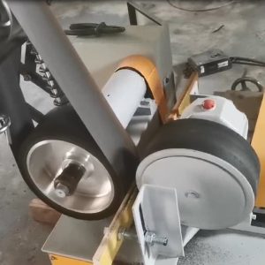 Weld Steel Tube Polishing Machine With Sand Belt