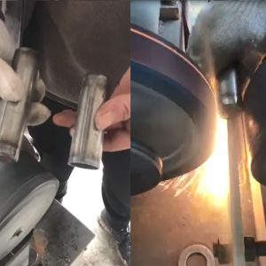 Metal tube buffing machine