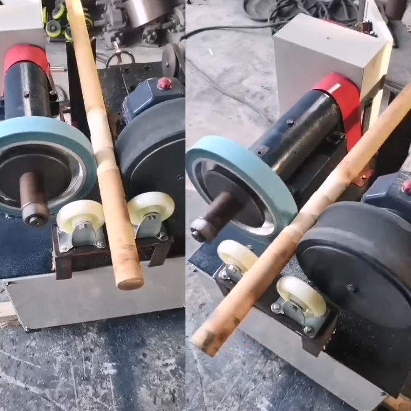 wood pipe polishing machine