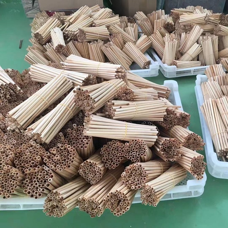 bamboo straws polishing machine