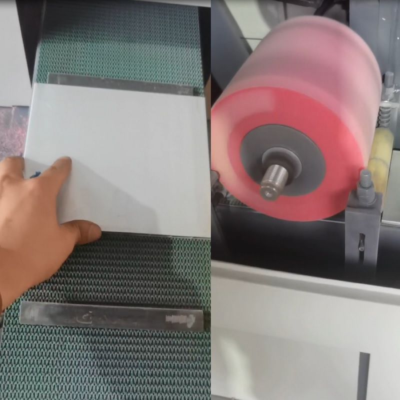 metal plate polishing machine