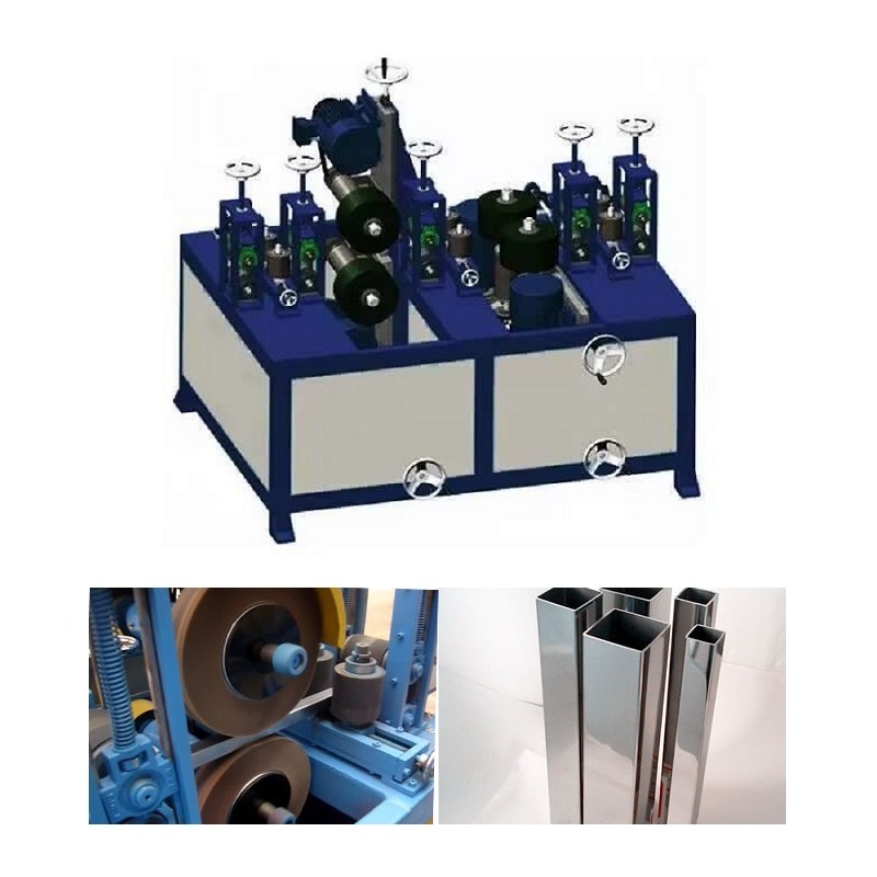 rectangular steel polishing machine