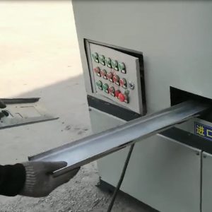 u-channel steel polishing machine