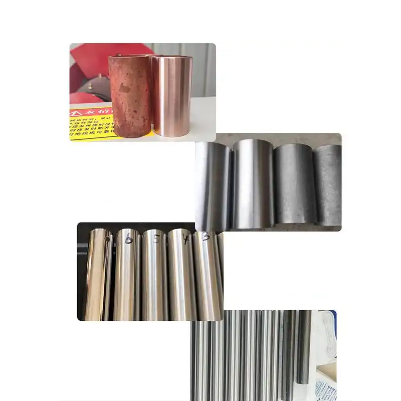 Automatic feeding tube polishing machine