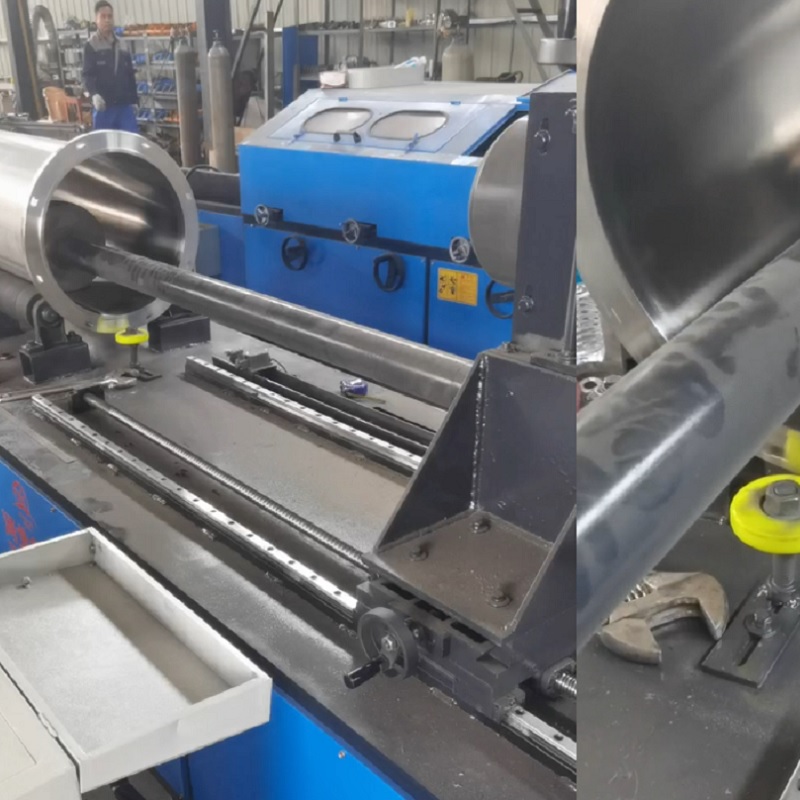 Flange pipe inner polishing machine