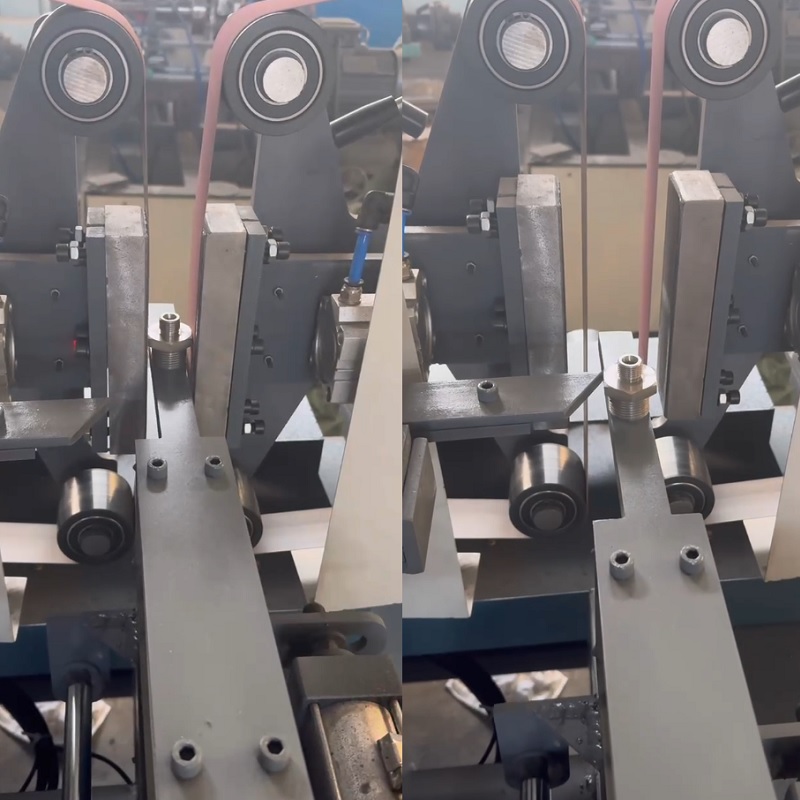 Hex nut polishing machine