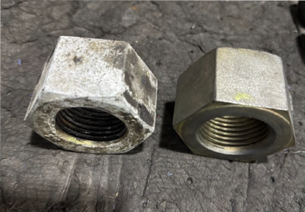 Hex nut polishing machine