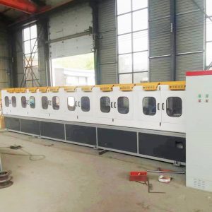 12-Station mirror finish pipe polishing machine