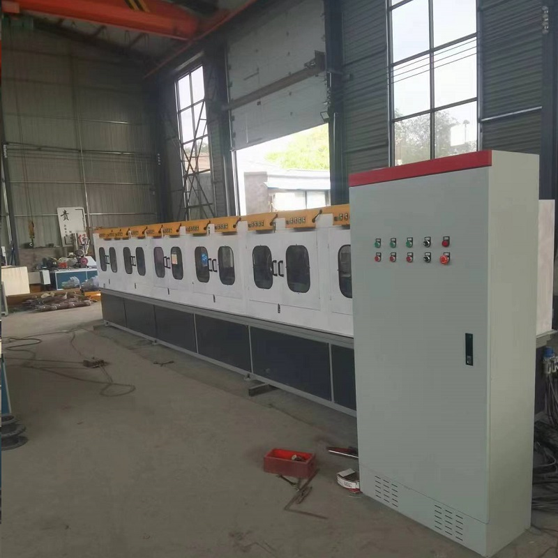 12-Station mirror finish pipe polishing machine