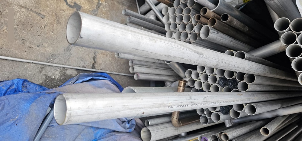 Shipyard pipe polishing machine