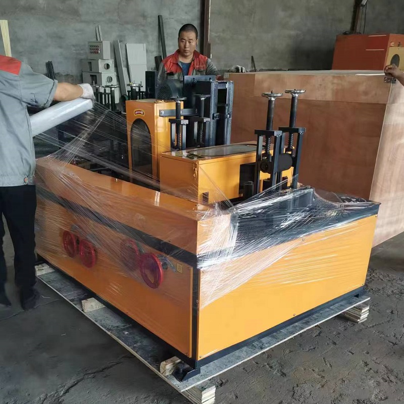 L-shaped steel angle polishing
