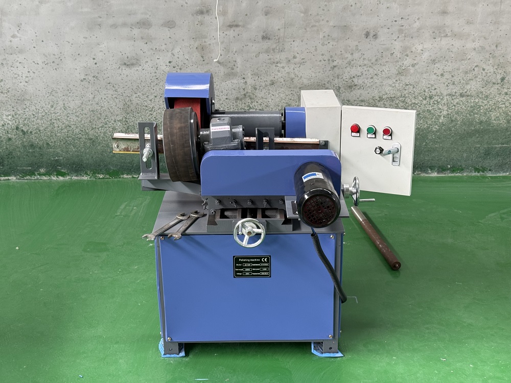 how to use pipe polishing machine