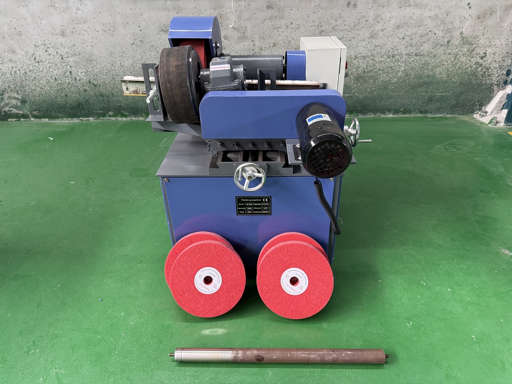 how to use pipe polishing machine